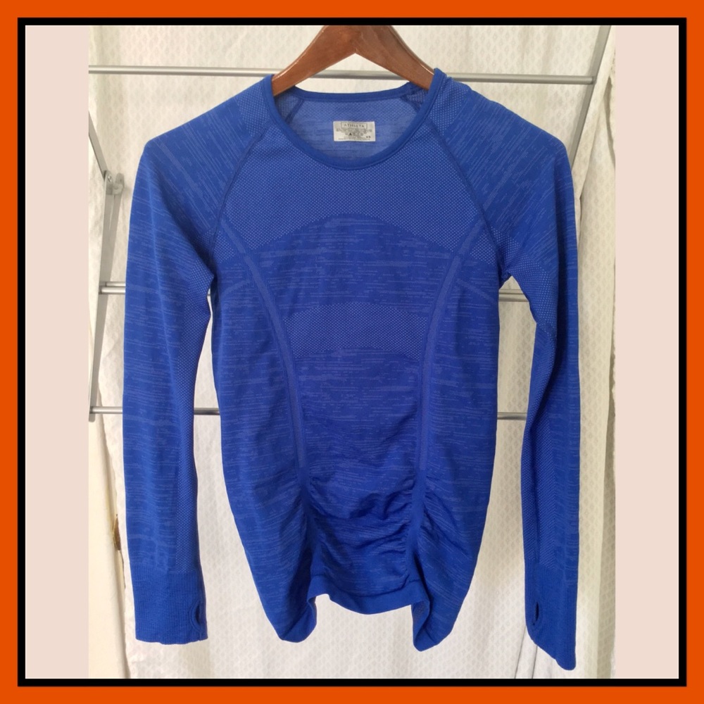 Athleta Fastest Track fitted running active shirt